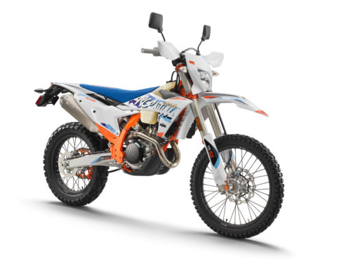 La KTM 500 EXC-F Six Days con los colores de Argentina