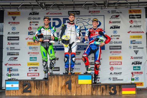 Primer podio de Tati Mercado en el Superbike de Alemania