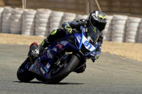 Matías Pérez y un final inesperado en la Copa Yamaha R7