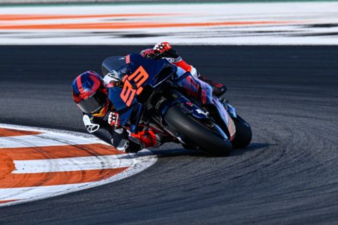 Test MotoGP: Viñales lideró en el día que Márquez debutó con Ducati