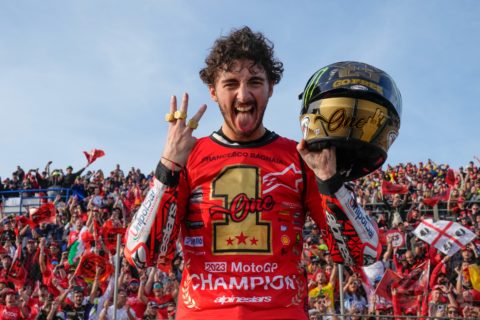 Pecco Bagnaia es nuevamente campeón del mundo de MotoGP
