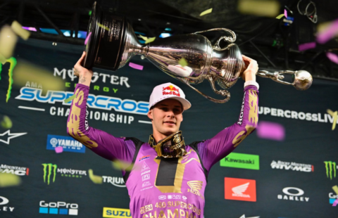 Lawrence, Vialle y Hampshire los campeones del AMA Supercross