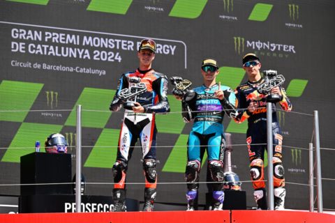 Alonso, nuevo líder de Moto3; primera victoria de Ogura en Moto2