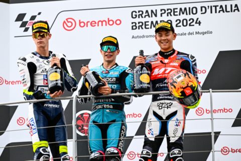 Alonso imparable en Moto3; primera de Joe Roberts en Moto2