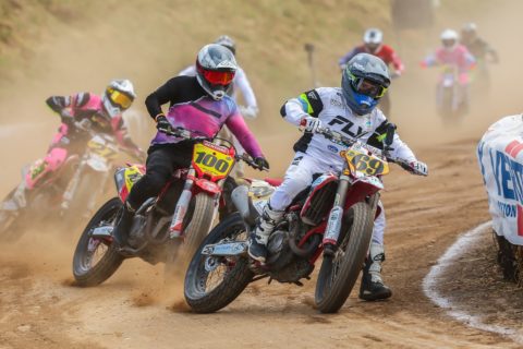 Primera de Sammy Halbert en el Mundial de Flat Track