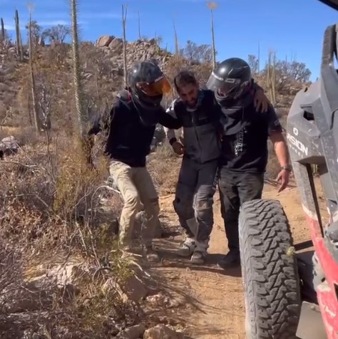 Diego Llanos se accidentó y se pierde la Baja 1000