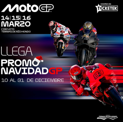 Descuentos navideños para el Argentina MotoGP 2025