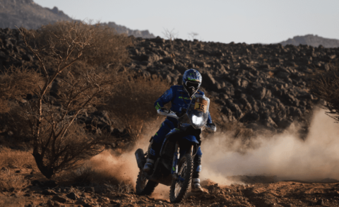 Lorenzo Santolino ganó su primera etapa en un Dakar