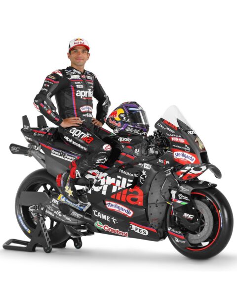 Presentación de Aprilia: Jorge Martín llevará el número 1