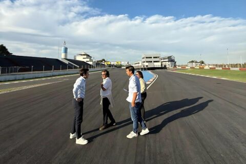 Dorna constató las obras en el Autódromo de Buenos Aires