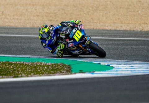 Diogo Moreira, el más rápido en Jerez en los Test de Moto2