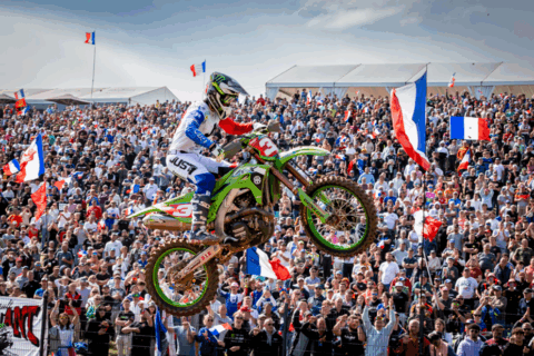 Romain Febvre hizo explotar al público francés