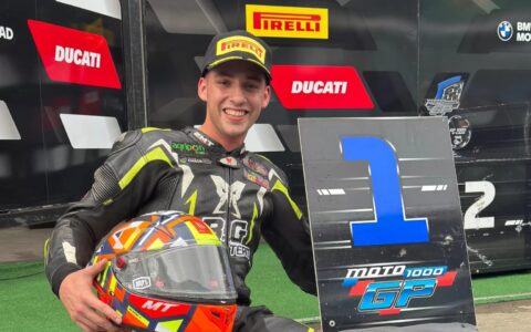 Mauro Passarino, doble victoria en Interlagos y nuevo líder del GP1000