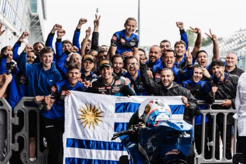 Facundo Llambías hizo historia en el FIM JuniorGP