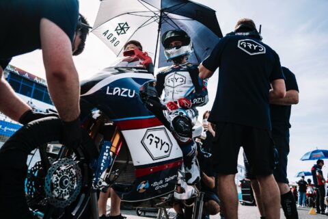 Marco Morelli y Facundo Llambías, turno de fecha FIM JuniorGP