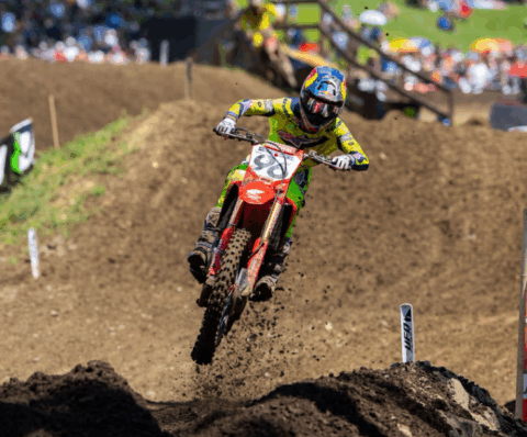Hunter Lawrence logró su primer triunfo en AMA MX 450