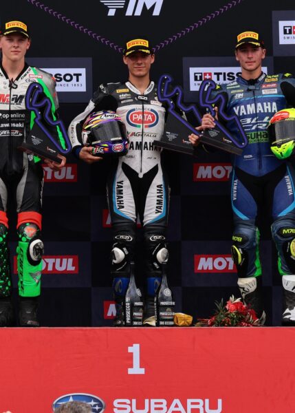 Podio de Turquinho en Aragón, victorias de Thompson y Vanucci