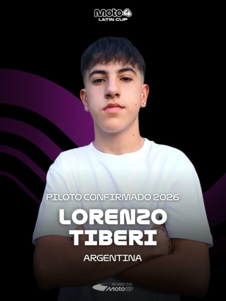 Lorenzo Tiberi confirmado para el Moto4 Latin America