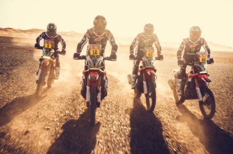 La flota de Honda va con cuatro candidatos al Dakar