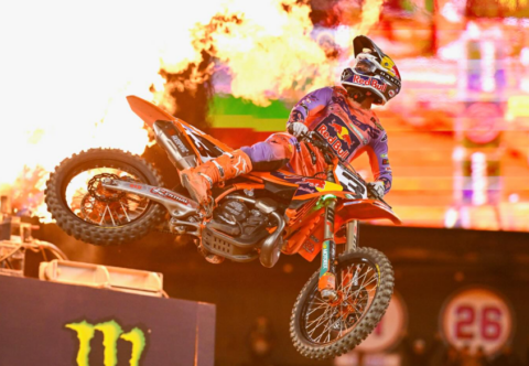 Eli Tomac arrancó su era KTM ganando en Anaheim