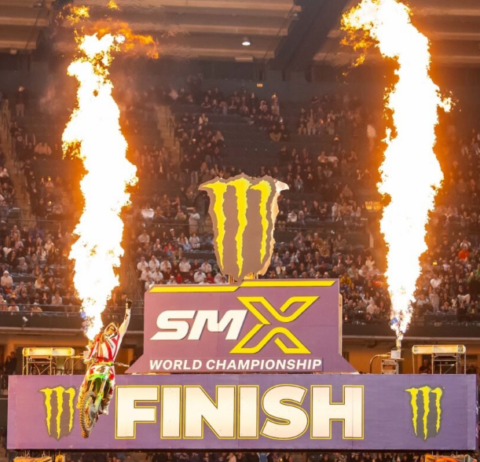 Chase Sexton y el primer triunfo con Kawasaki