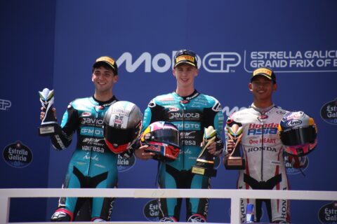 Moto3: Historico 1-2 del Aspar con primer podio de Morelli