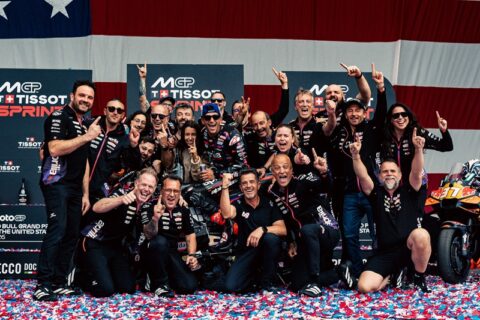 Aprilia y el gran momento histórico en el Mundial