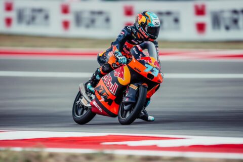 Valentín Perrone, el más rápido del martes post carrera