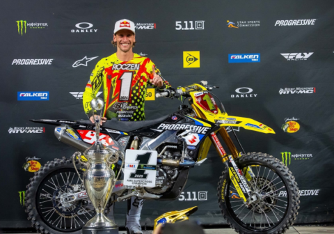 Ken Roczen se consagró en una apasionante definición en Salt Lake City