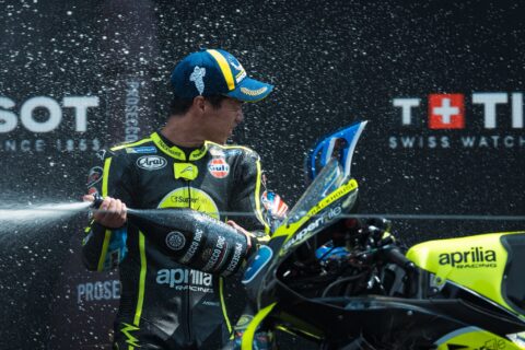 Assen: Todo de Aprilia con Fernández y Ogura; Martín nuevo líder
