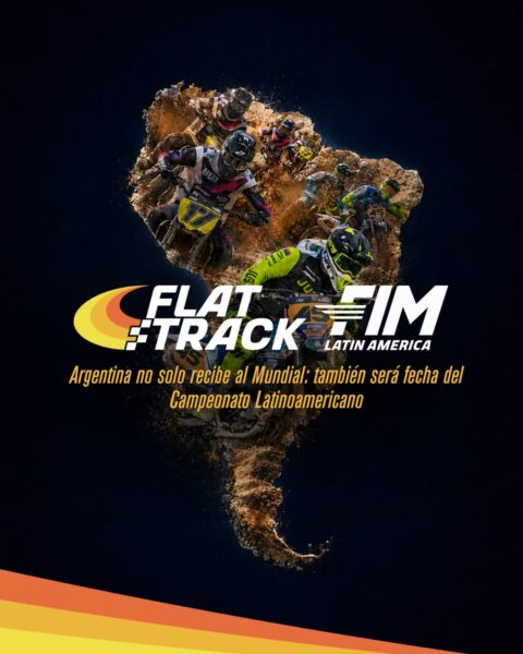 Se correrá el primer Latinoamericano de Flat Track junto al Mundial