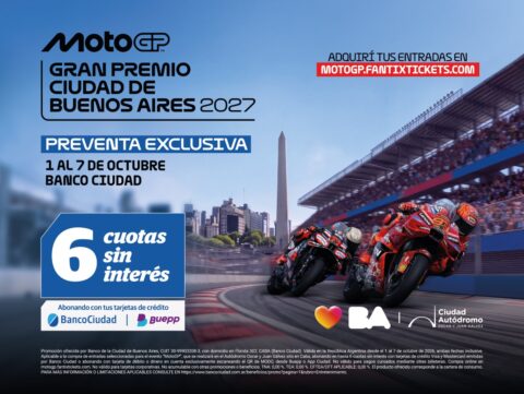 Arranca la preventa del GP de Buenos Aires de MotoGP 2027