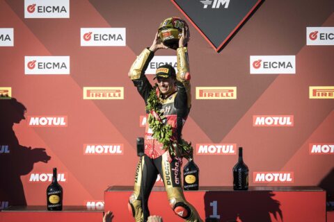 Nicolò Bulega campeón de WorldSBK 2026; Triplete de Lecuona en Cremona